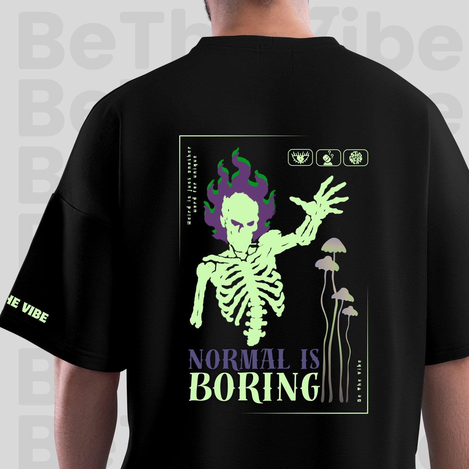 Stay Weird Oversized T-shirt - Image 2