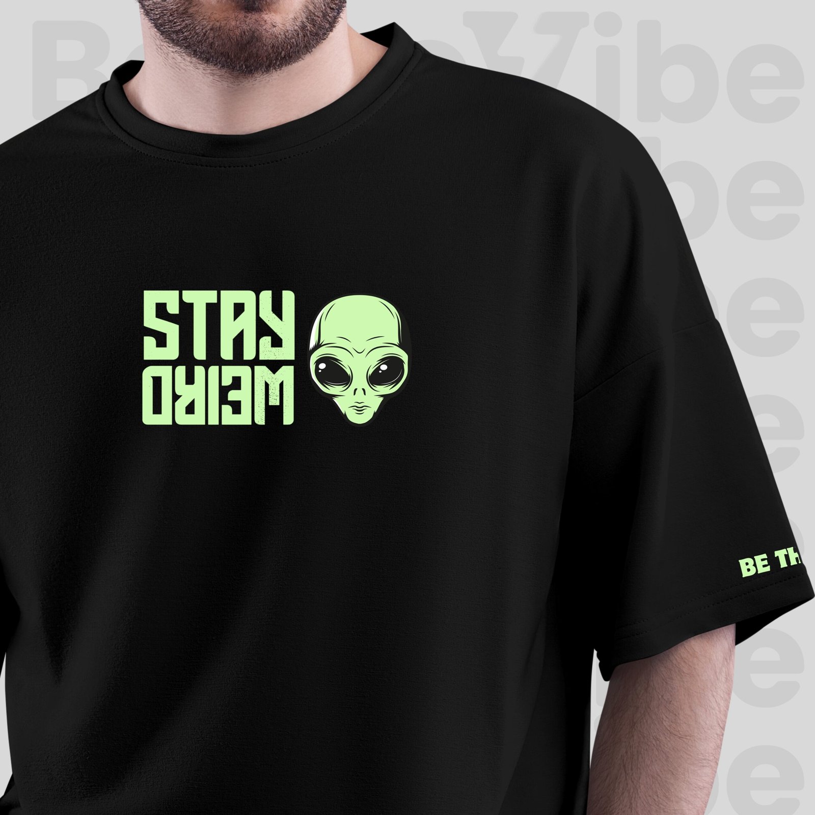 Stay Weird Oversized T-shirt - Image 3