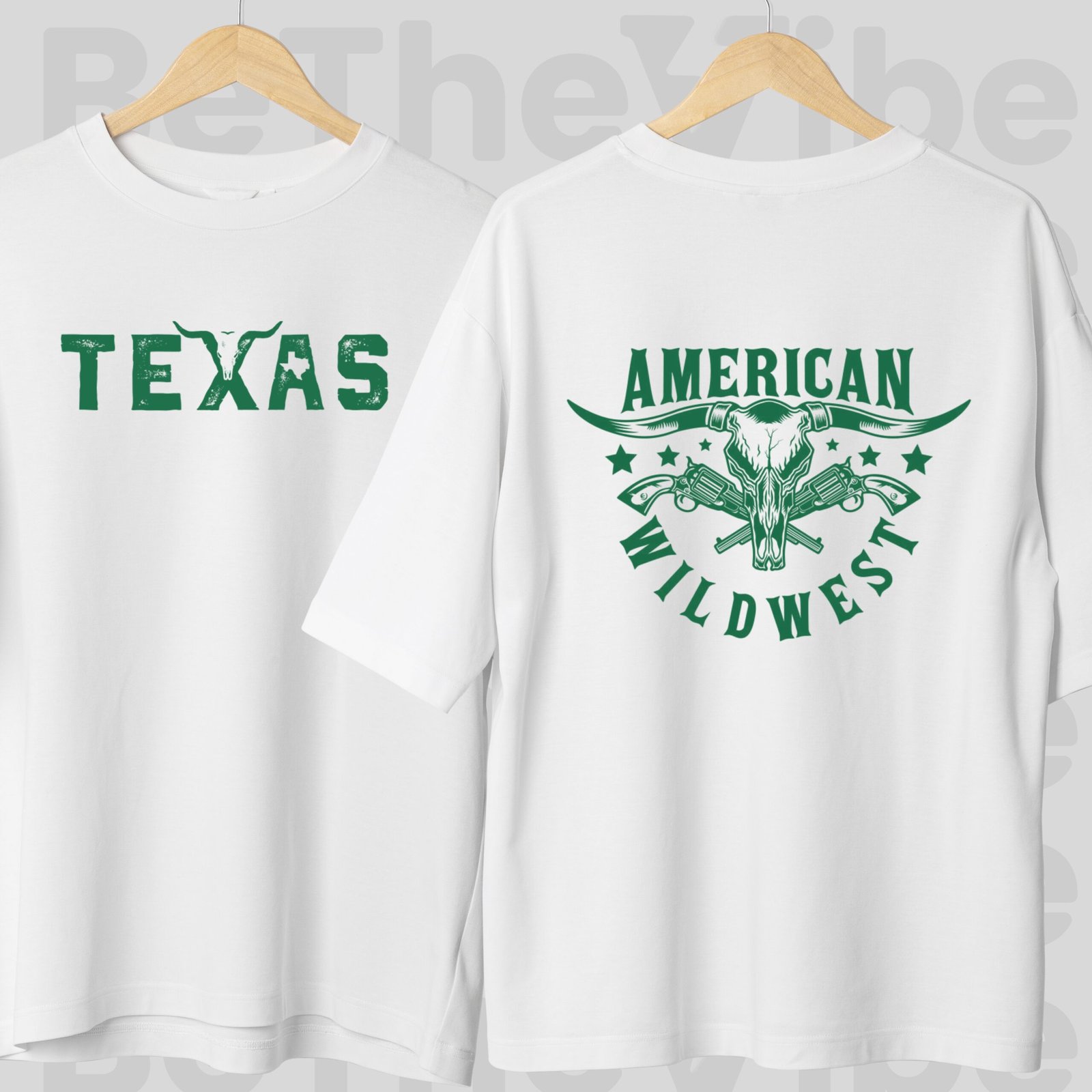 Texas American Wildwest Oversized T-shirt