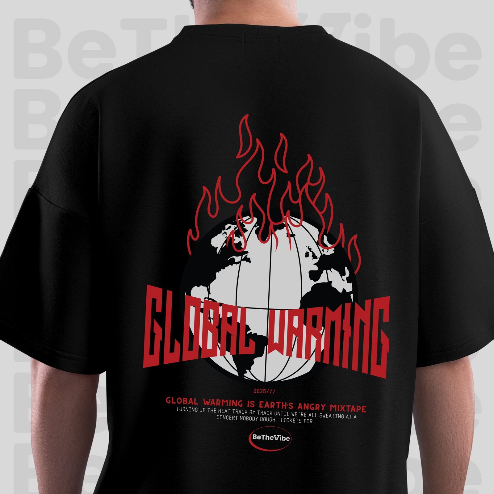 Global Warming Oversized T-shirt - Image 2